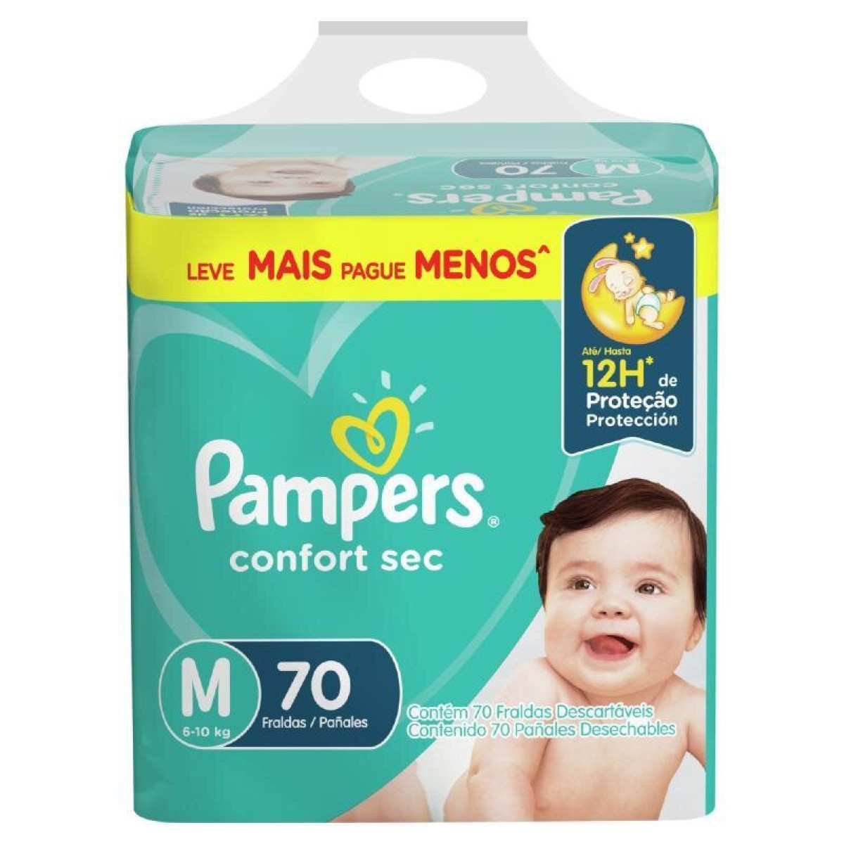 PAMPERS PANAL COMFORT M X 70 UNID