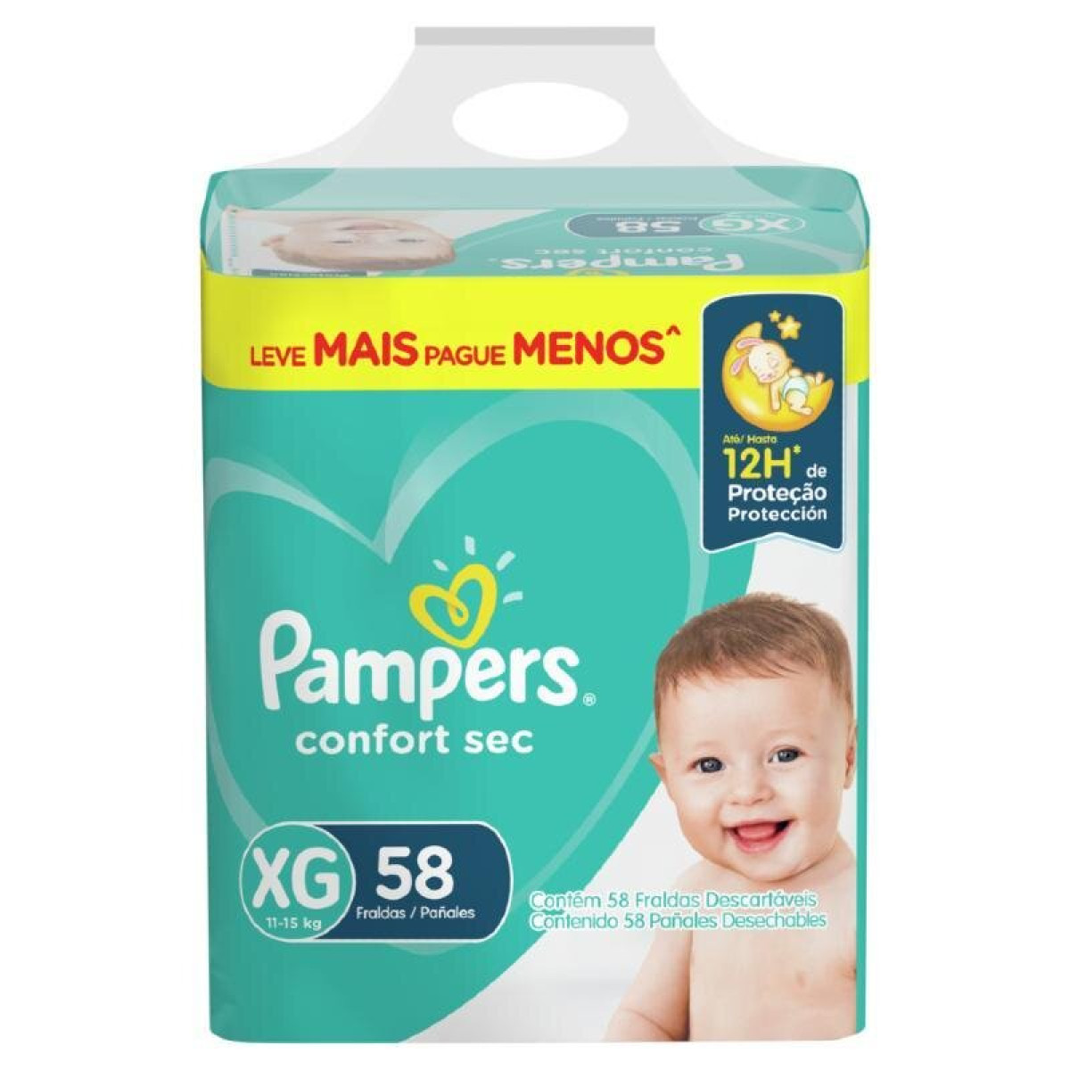 PAMPERS PANAL COMFORT XG X 58 UNID