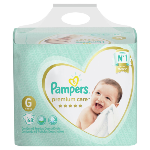 PAMPERS PANAL PREMIUM G X 68 UNID