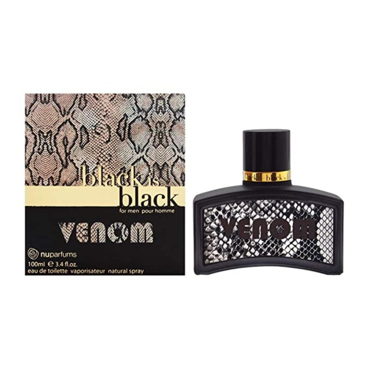 BLACK IS BLACK VENON MEN EDT 100