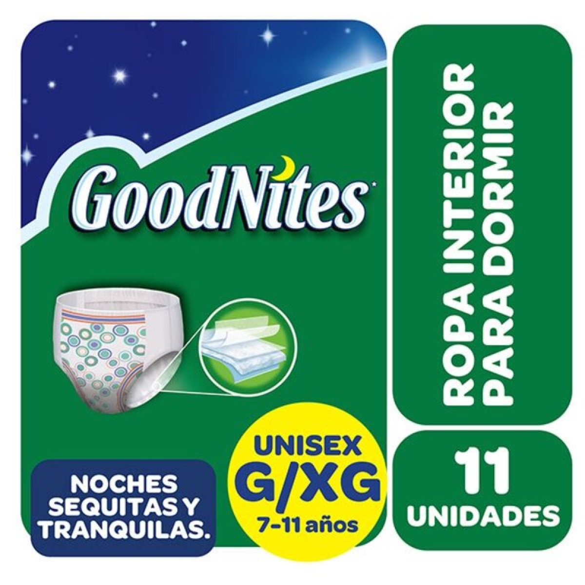 HUGGIES PANAL GOODNITES G X 11