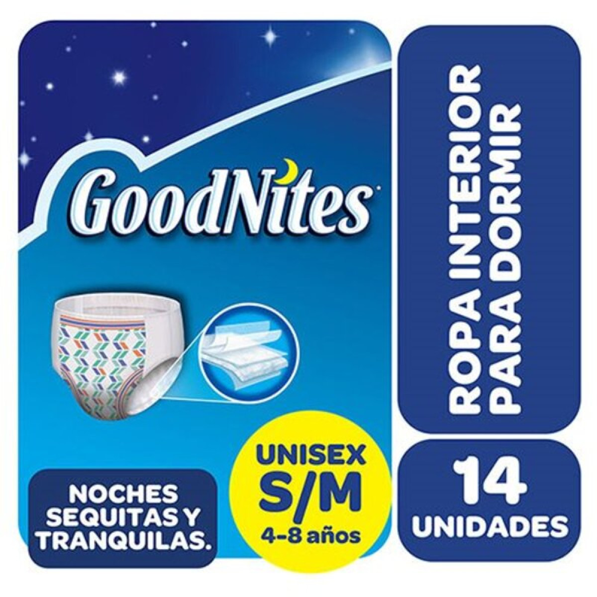 HUGGIES PANAL GOODNITES M X 14