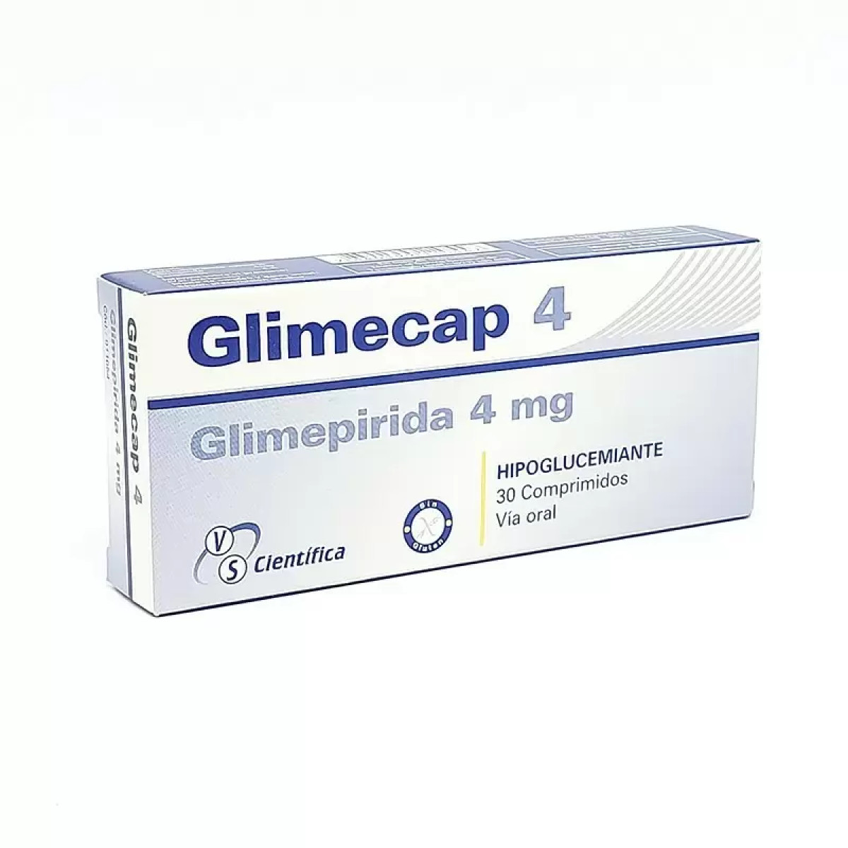 GLIMECAP 4 MG X 30 COMP