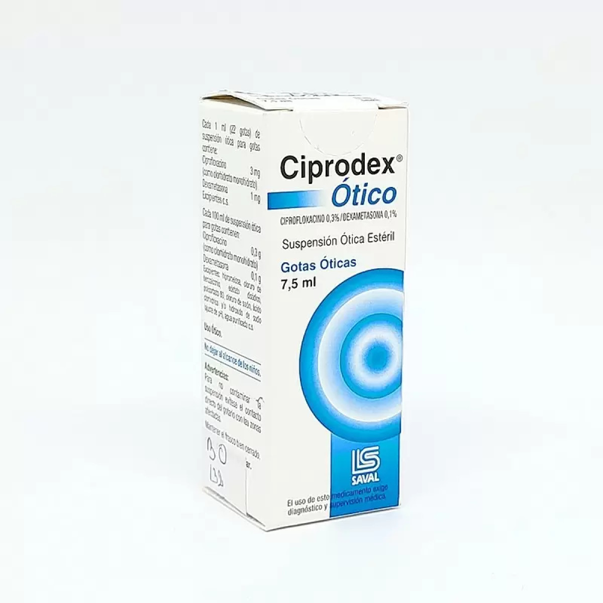 CIPRODEX GTS OTICA X 7,5 ML