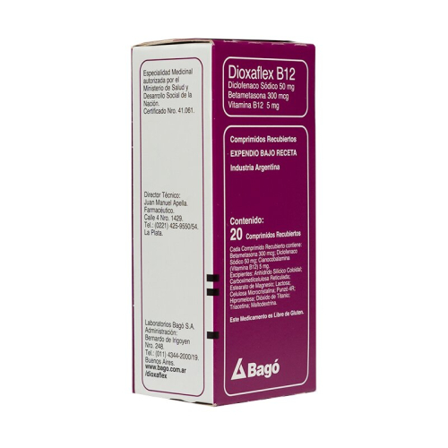 DIOXAFLEX B12 X 20 COMP (RA)