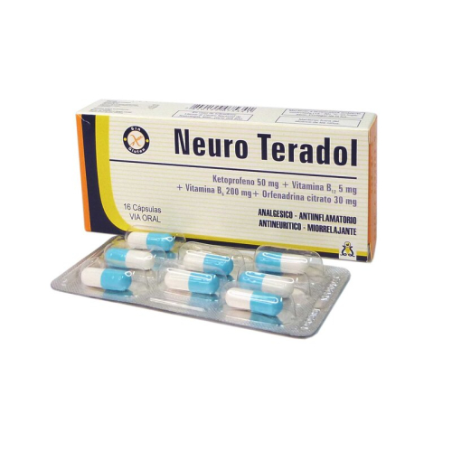 NEURO TERADOL X 16 CAPS