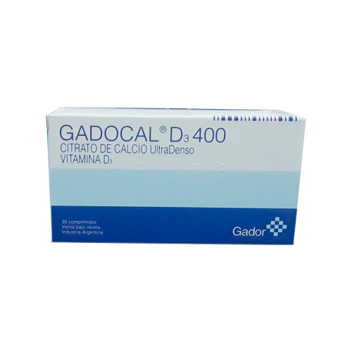 GADOCAL D3 400 MG X 30 COMP