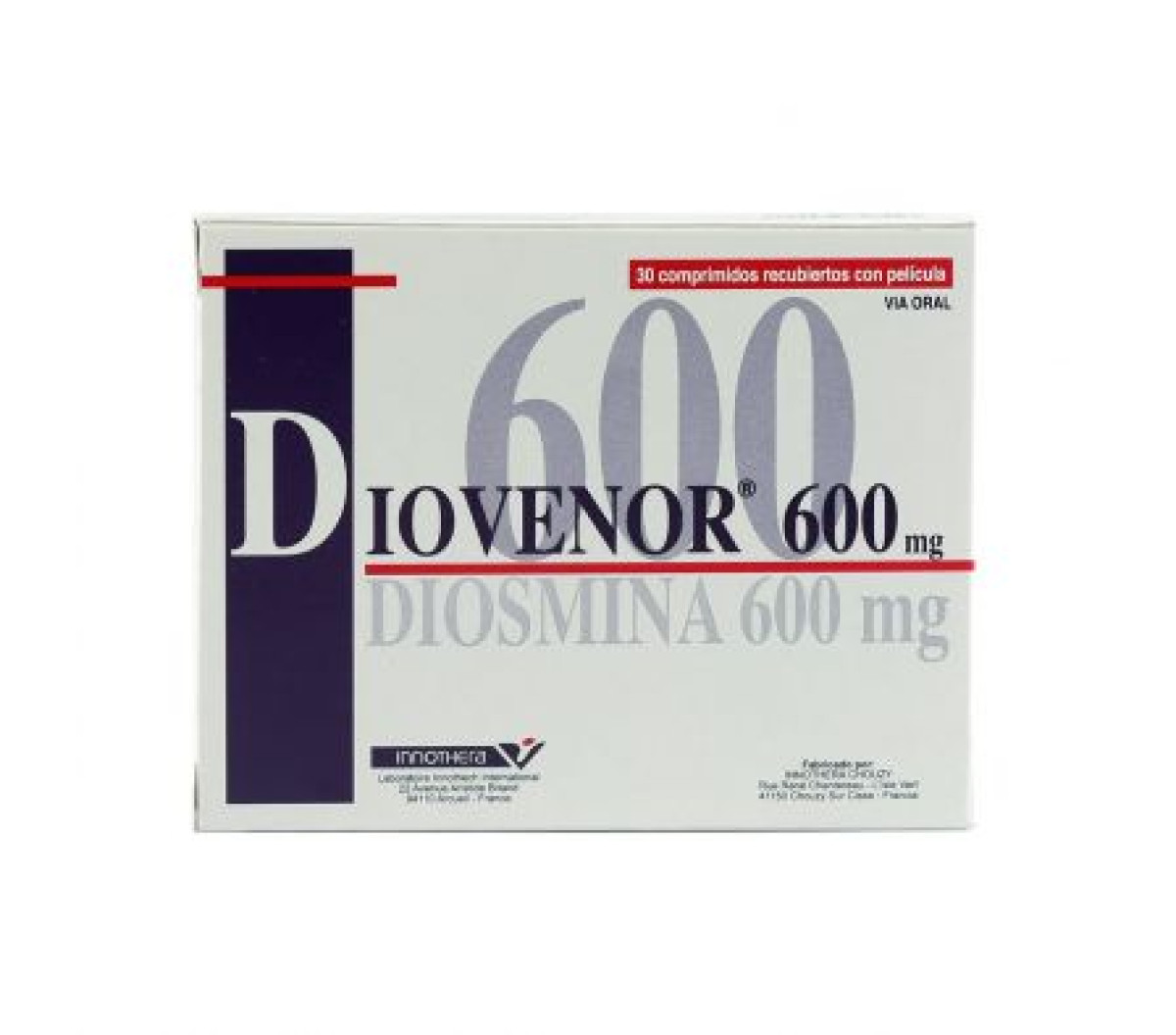 DIOVENOR 600 MG X 30 COMP