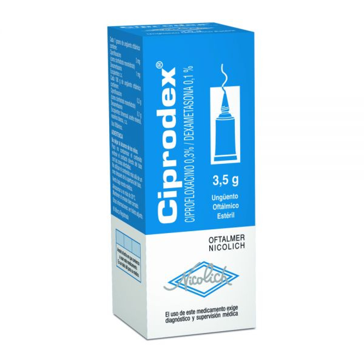 CIPRODEX UNGUENTO OFTAL X 3,5 GR