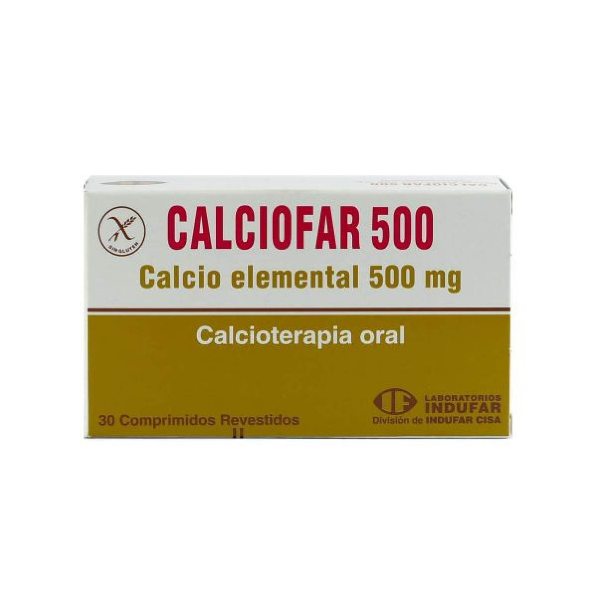 CALCIOFAR 500 MG X 30 COMP RECUB