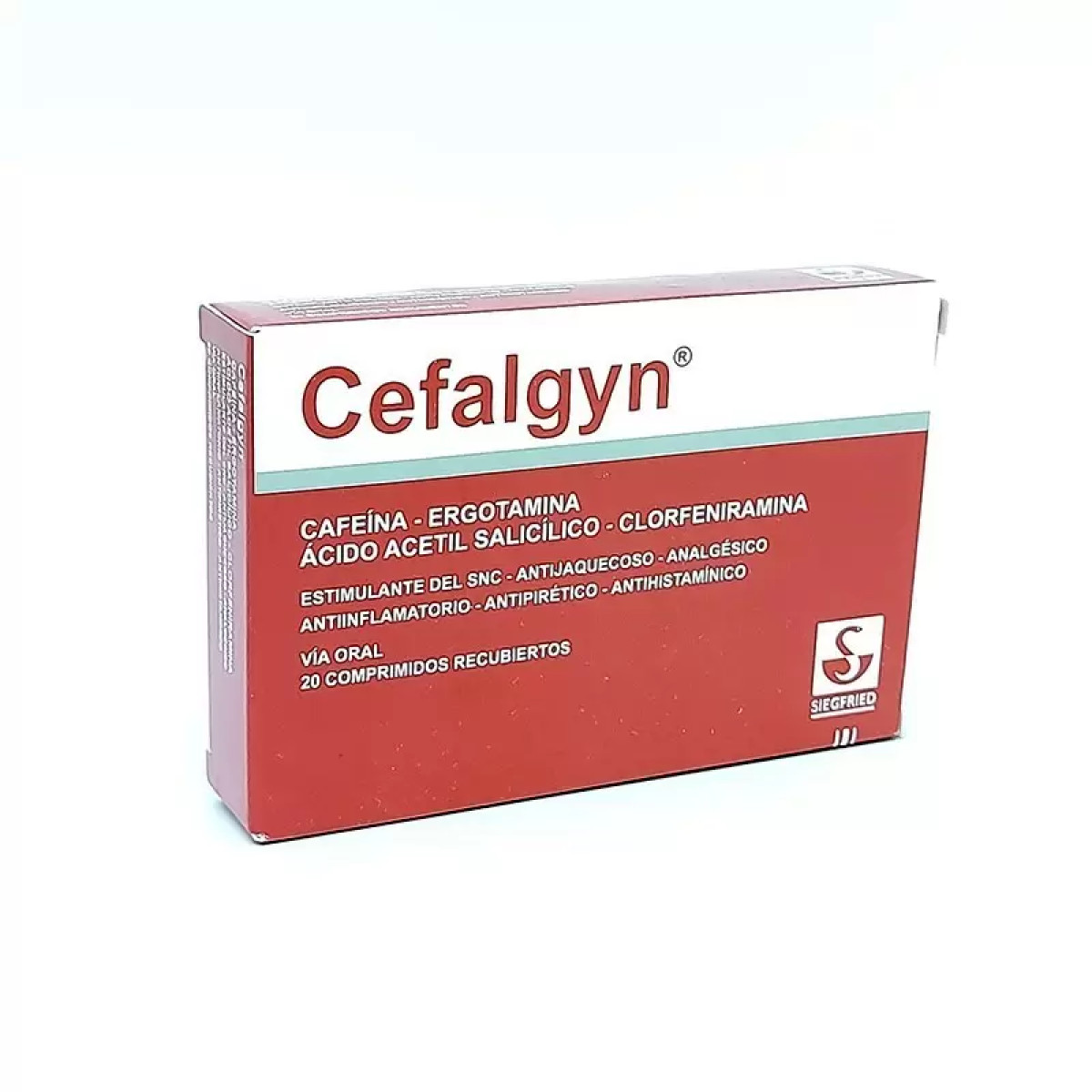 CEFALGYN X 20 GRAGEAS
