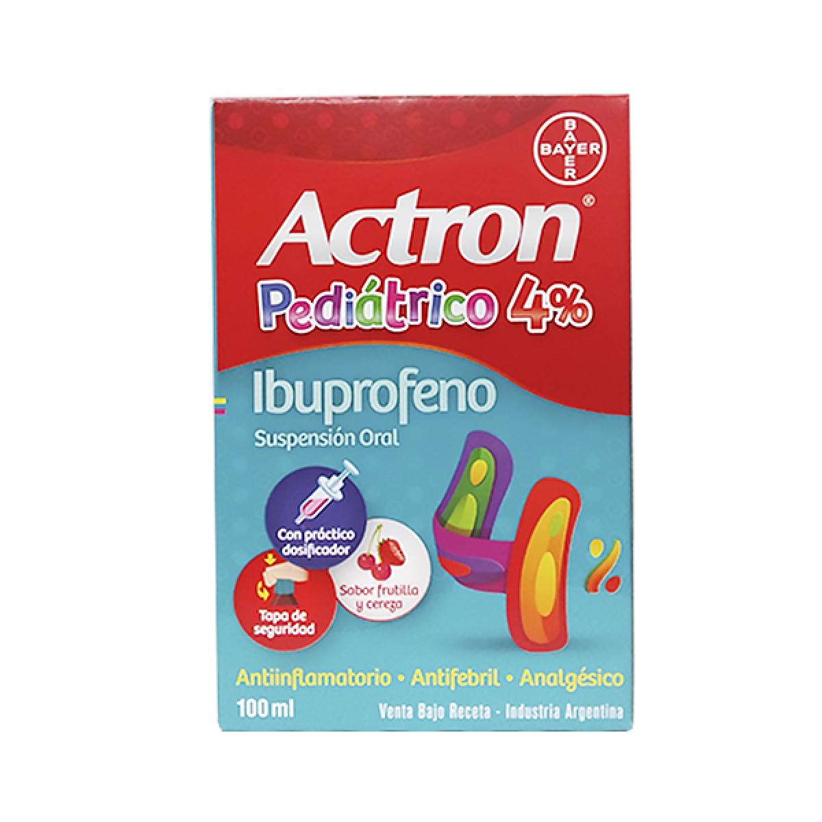 ACTRON PED 4% SUSP X 100 ML