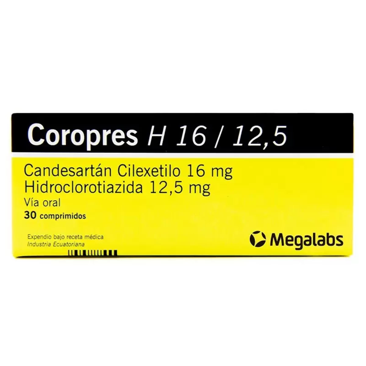 COROPRES H 16/12,5 MG X 30 COMP