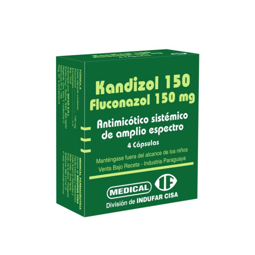 KANDIZOL 150 MG X 4 CAPS