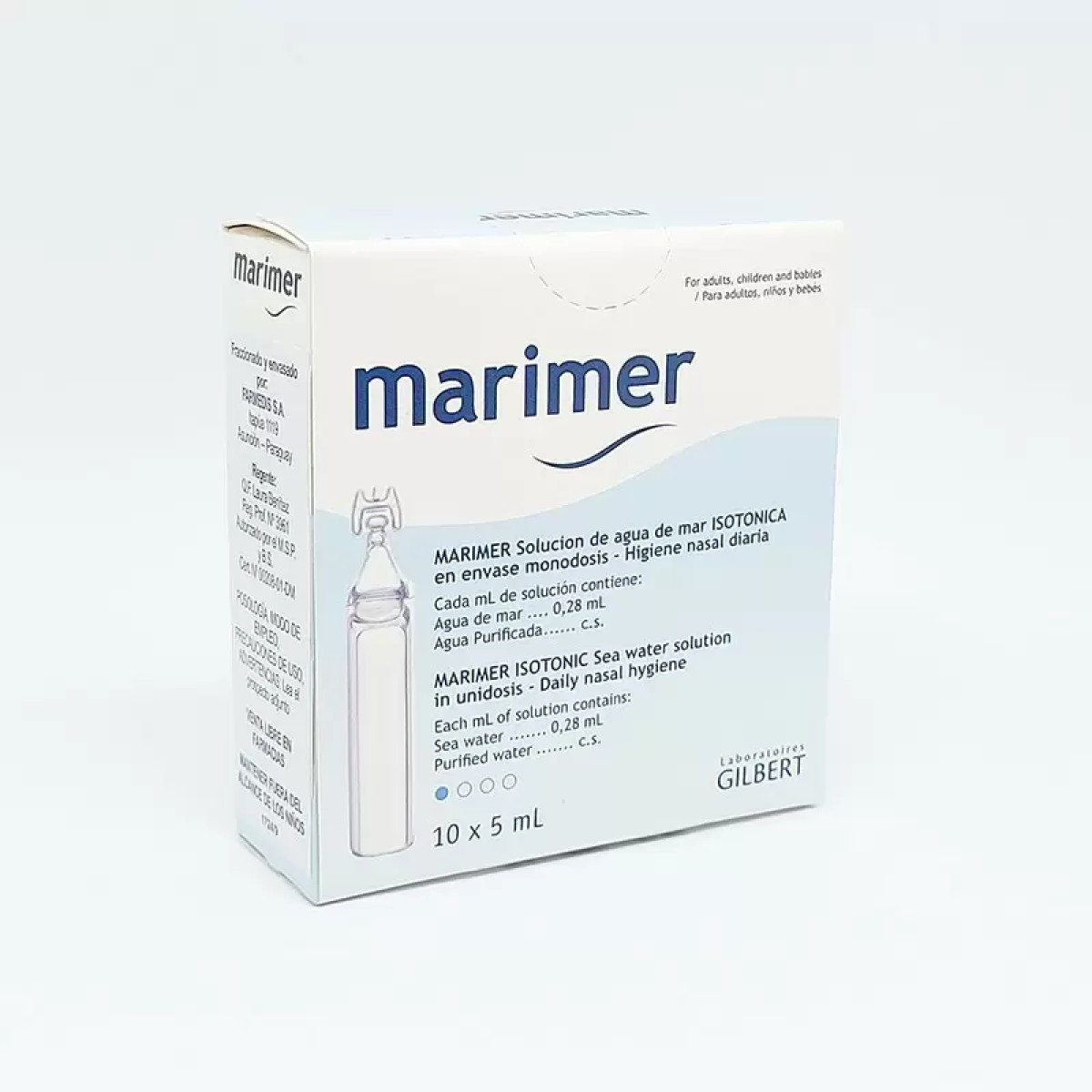 MARIMER UNIDOSIS 5 ML X 10 AMP