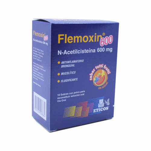 FLEMOXIN 600 X 10 SOBRES