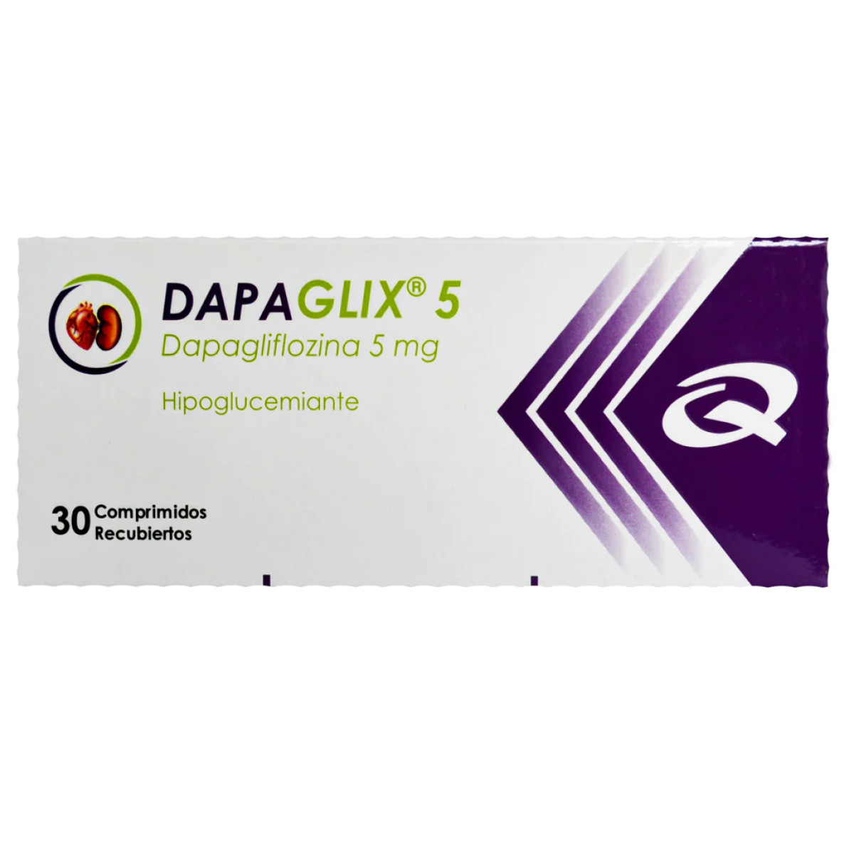 DAPAGLIX 5 MG X 30 COMP RECUB