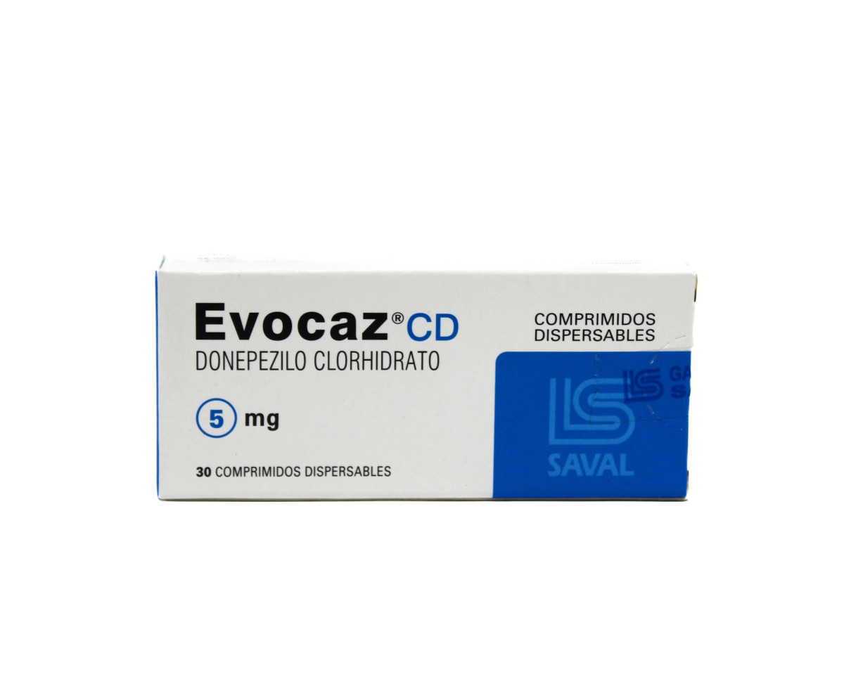 EVOCAZ CD 5 MG X 30 COMP DISPERS