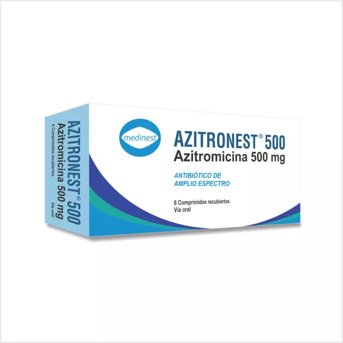 AZITRONEST 500 MG X 6 COMP REC(RSA)