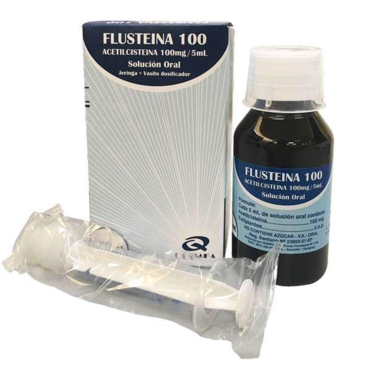FLUSTEINA 100 MG SOLUCION X 100 ML