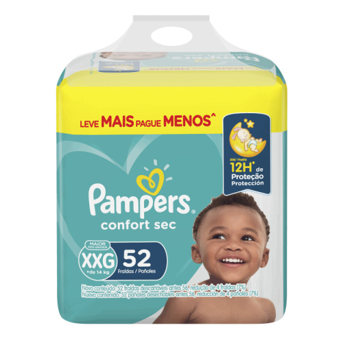 PAMPERS PANAL COMFORT XXG X 52 UNID