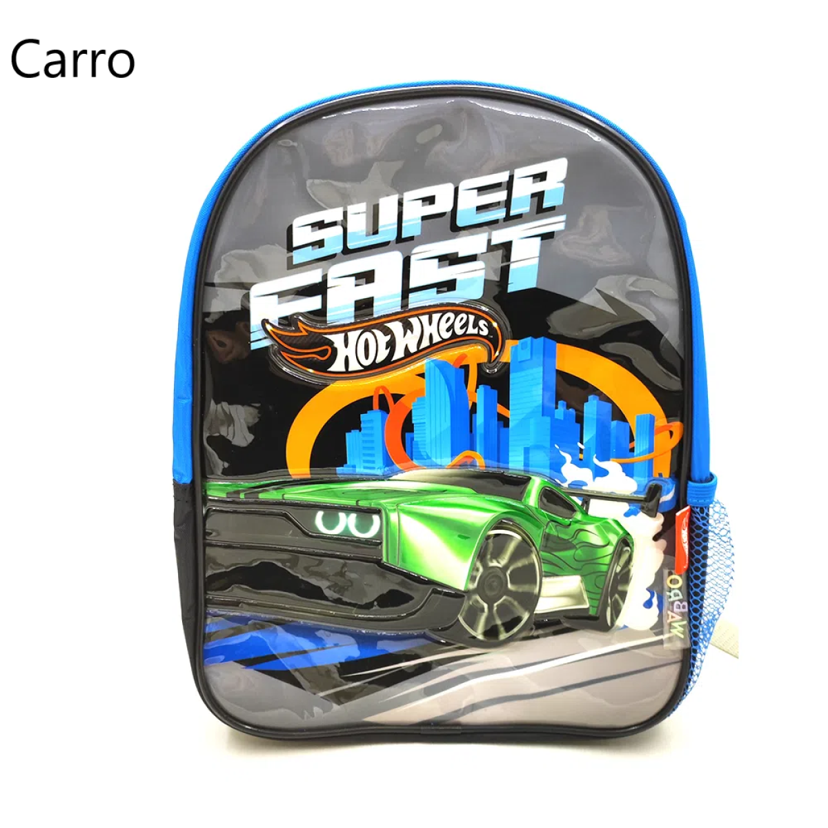 MOCHILA HOT WHEELS SUPER FAST C/RUE