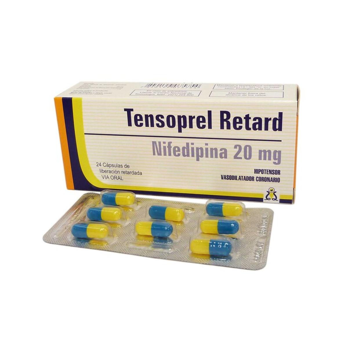 TENSOPREL RETARD X 24 CAPS