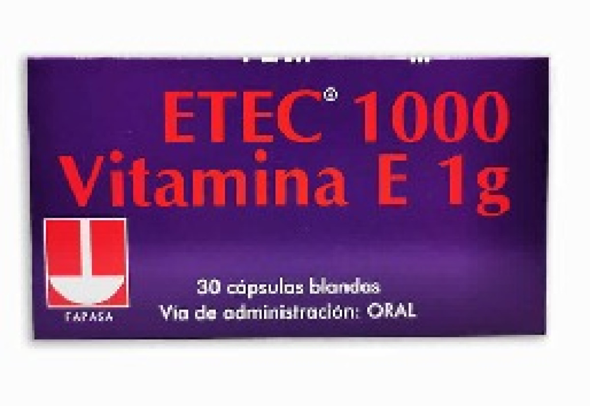ETEC 1000 VIT E X 30 COMP
