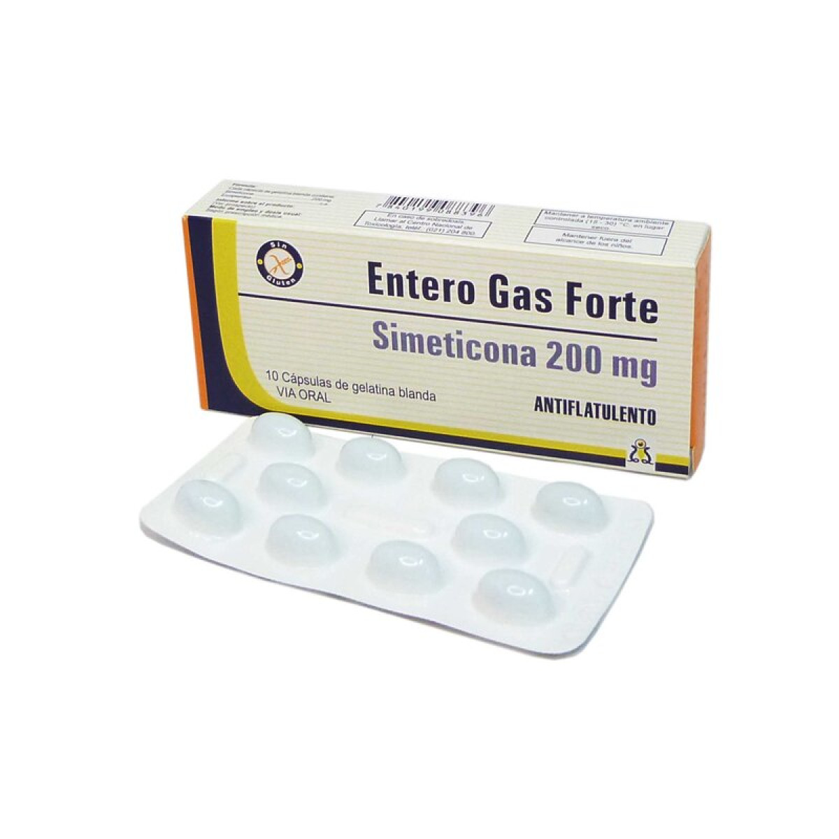 ENTERO GAS FORTE X 10 COMP