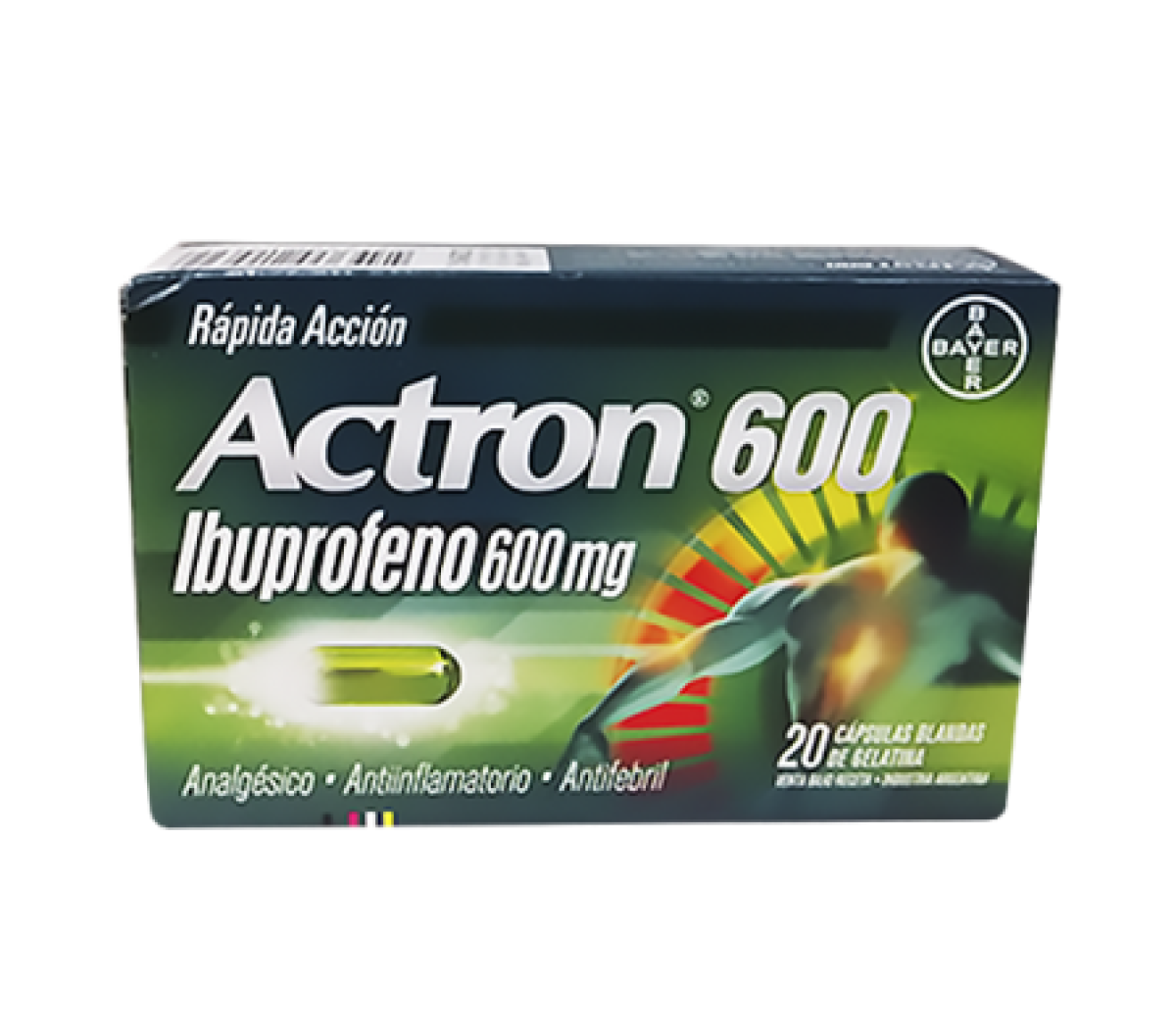 ACTRON 600 X 20 CAPS BLANDAS
