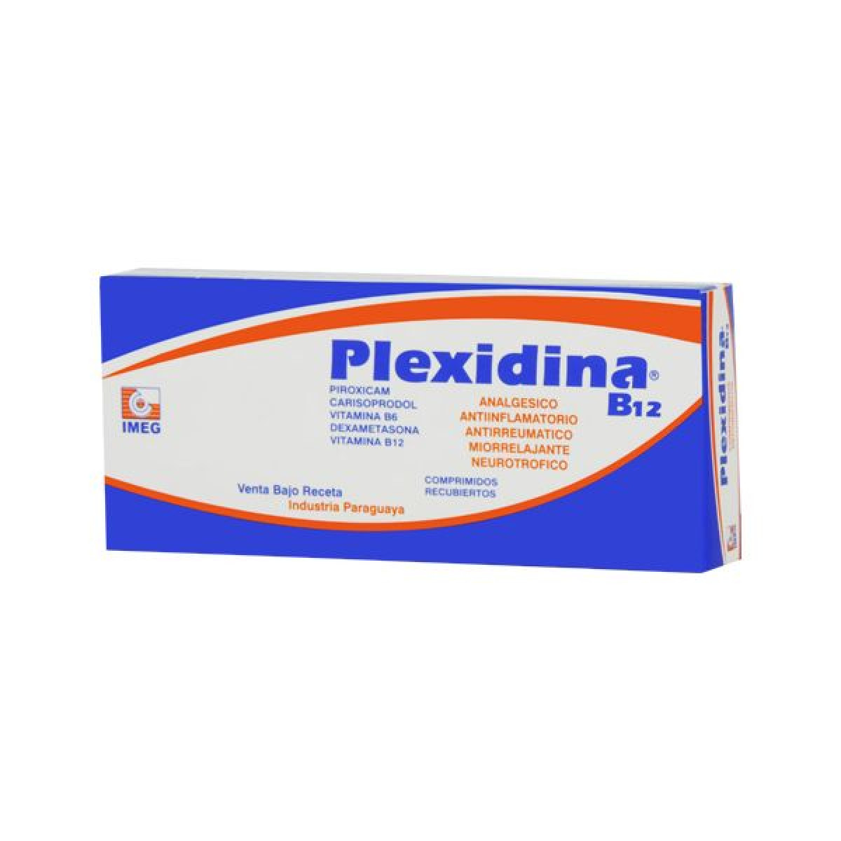 PLEXIDINA B12 X 20 COMP RECUB