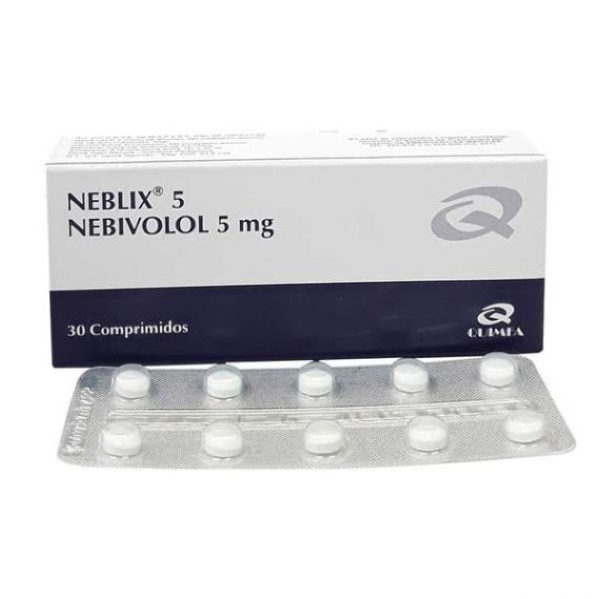 NEBLIX 10 MG X 30 COMP