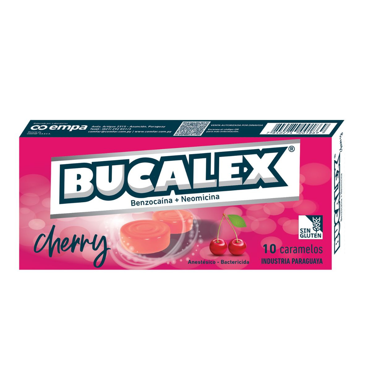BUCALEX CARAMELO X 10 CHERRY