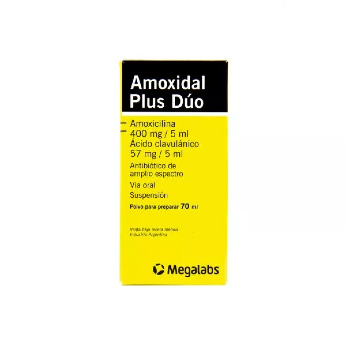 AMOXIDAL PLUS DUO SUSP X 70 ML(RSA)