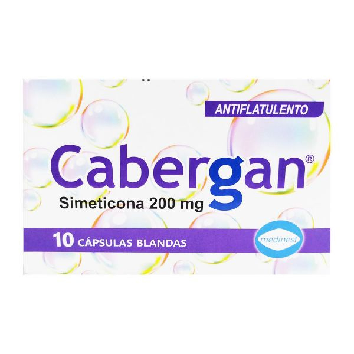 CABERGAN X 10 CAPS BLAN