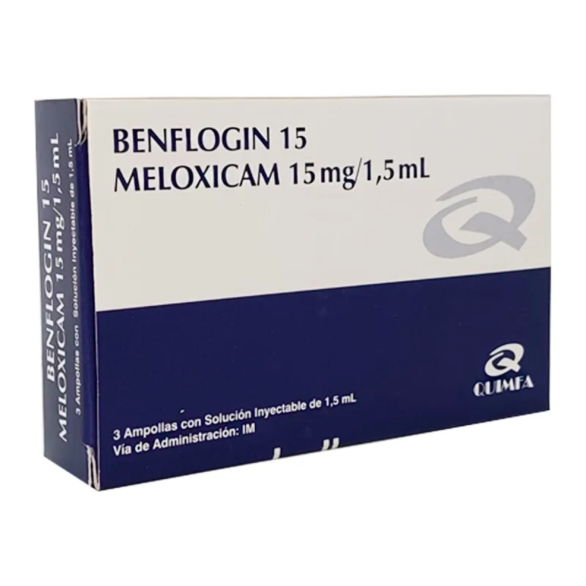 BENFLOGIN 15 MG X 3 AMP 1.5 ML