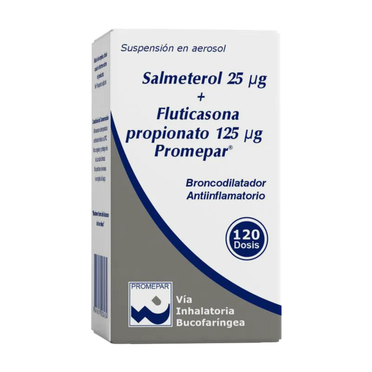 SALMETEROL 25 UG + FLUTICASONA125UG