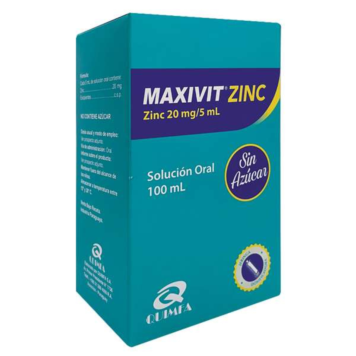 MAXIVIT ZINC JBE X 100 ML