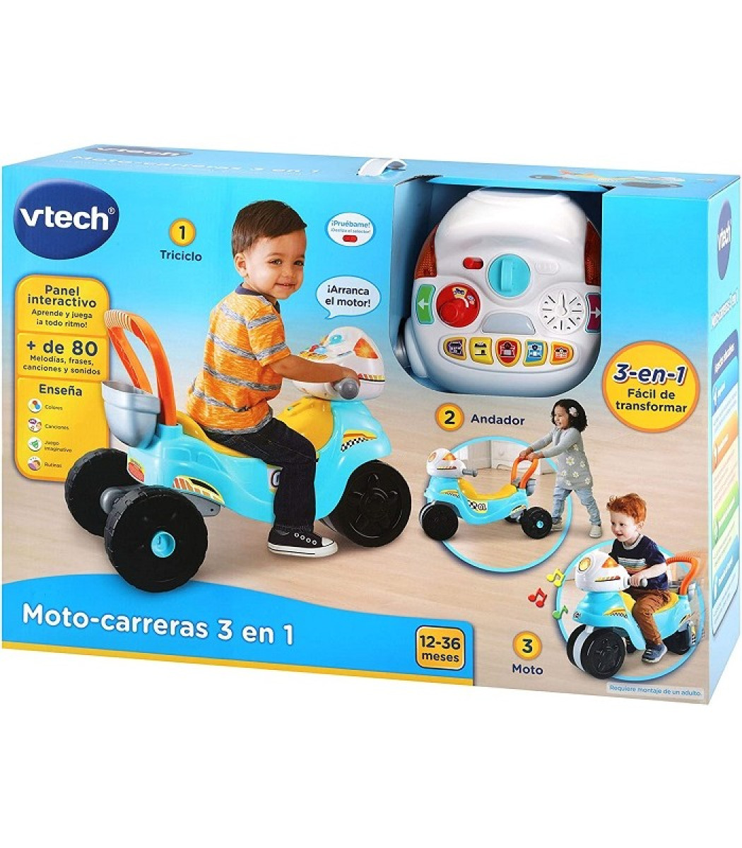 VTECH MOTO CARRERA 3EN1 CELE 529422